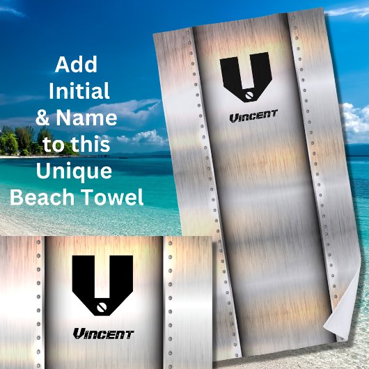 Het Initiaal van de verandering, voegt Naam toe, Z Strandlaken