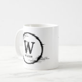 Het Initiaal van de verandering voegt Naam vervorm Koffiemok (Voorkant links)