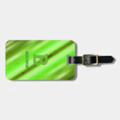 Het Initiaal van de verandering voegt Naam Zachte  Bagagelabel (Voorkant horizontaal)