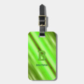 Het Initiaal van de verandering voegt Naam Zachte  Bagagelabel (Voorkant verticaal)