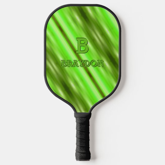 Het Initiaal van de verandering voegt Naam Zachte Pickleball Paddle (Voorkant)