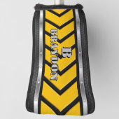 Het Initiaal van de verandering voegt Naam zwarte  Golfheadcover (Draai 90)