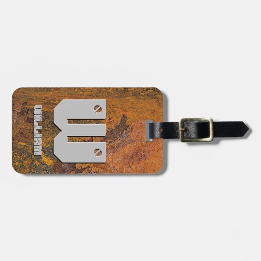 Het Initiaal van de verandering, voegt (schrapping Bagagelabel (Voorkant horizontaal)