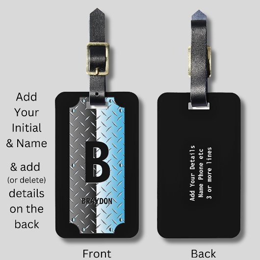 Het Initiaal van de verandering, voegt (schrapping Bagagelabel