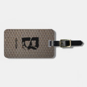 Het Initiaal van de verandering, voegt (schrapping Bagagelabel (Voorkant horizontaal)