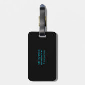 Het Initiaal van de verandering, voegt (schrapping Bagagelabel (Achterkant verticaal)