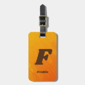 Het Initiaal van de verandering, voegt (schrapping Bagagelabel (Voorkant verticaal)