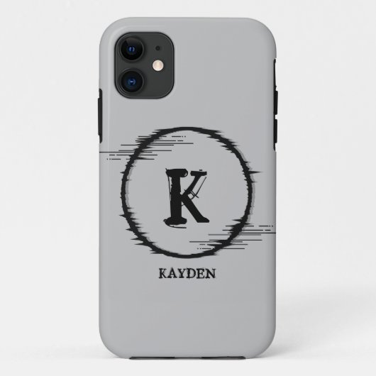 Het Initiaal van de verandering, voegt (schrapping Case-Mate iPhone Case (Achterkant)