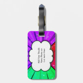 Het Initiaal van de verandering, voegt (schrapt) N Bagagelabel (Achterkant verticaal)