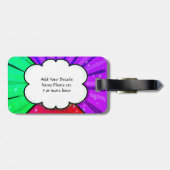 Het Initiaal van de verandering, voegt (schrapt) N Bagagelabel (Achterkant horizontaal)