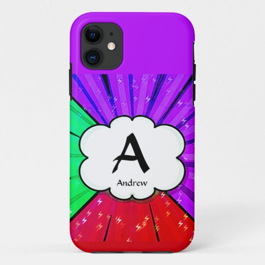 Het Initiaal van de verandering, voegt (schrapt) N Case-Mate iPhone Case (Achterkant)