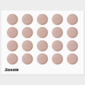 Het Initiaal van het manuscript Roze Latte Sticker (Vel)