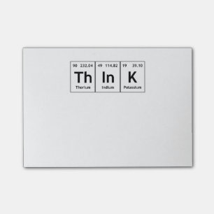 Het inK Periodic Table Element Word Chemistry Symb Post-it® Notes