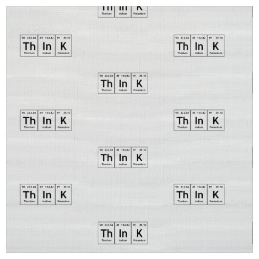 Het inK Periodic Table Element Word Chemistry Symb Stof (Swatch)