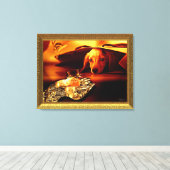 Het Inleiding Verstreken Canvas (Insitu (Houten vloer))