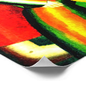 Het innemen van de oogstdruk  Russische kunst Poster (Hoek)