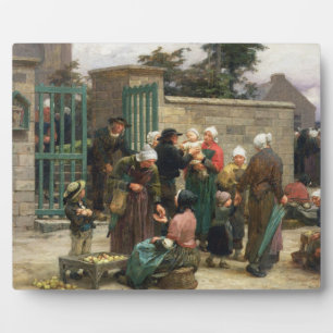 Het innemen van gieren (olie op doek) fotoplaat