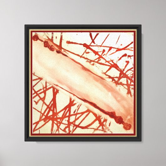 Het innerlijke internaliseren canvas afdruk (Voorkant)