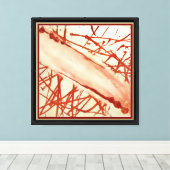 Het innerlijke internaliseren canvas afdruk (Insitu (Houten vloer))