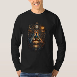 Het innerlijke kosmos ontwaken t-shirt