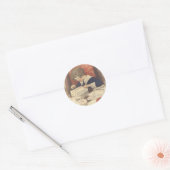 Het inpakken van kerstcadeaus, Jessie Willcox Smit Ronde Sticker (Envelop)