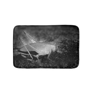Het Insect van Katydid in Zwart-wit Badmat