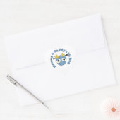 Het Insect van Lil van de mama en van de Papa Hart Sticker (Envelop)