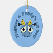 Het Insect van Lil van de mama en van de Papa Keramisch Ornament (Rechts)