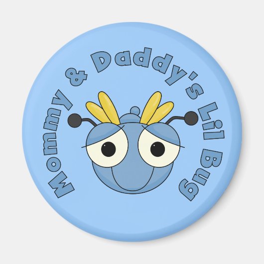 Het Insect van Lil van de mama en van de Papa Magneet (Voorkant)