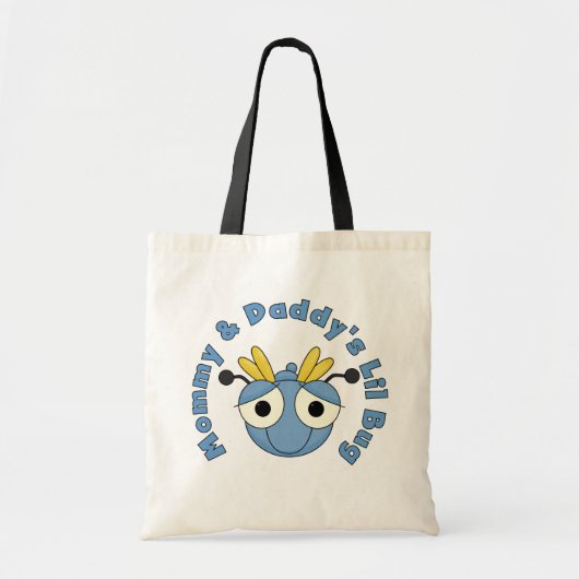 Het Insect van Lil van de mama en van de Papa Tote Bag (Voorkant)