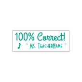 Het inspireren "100% Correct!" Rubberstempel Zelfinktende Stempel (Design)