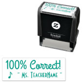 Het inspireren "100% Correct!" Rubberstempel Zelfinktende Stempel (In situ)