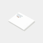 Het inspireren Citaat - Begin door te doen wat... Post-it® Notes (Schuin)