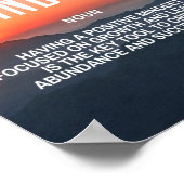 Het inspireren Citaat bij het hebben van een posit Poster (Hoek)