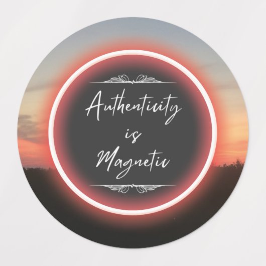 Het inspireren de Etiketten van de Sticker van het (Design 1)