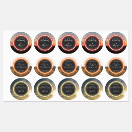 Het inspireren de Etiketten van de Sticker van het