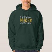 Het inspireren de Groene van de Makers van het Ver Hoodie (Voorkant)