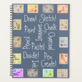 Het inspireren de Woorden van de Kunst Antiek Teke Planner (Voorkant)