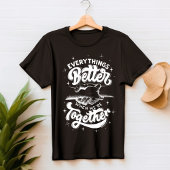 Het inspireren Typografie T-Shirt van het Citaat