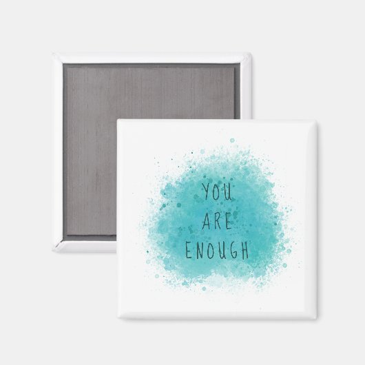 Het inspireren u is genoeg eenvoudig bevestigend c magneet (Voorkant / Achterkant)