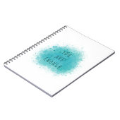 Het inspireren u is genoeg eenvoudig bevestigend c notitieboek (Linkerzijde)