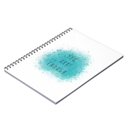 Het inspireren u is genoeg eenvoudig bevestigend c notitieboek (Linkerzijde)