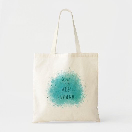 Het inspireren u is genoeg eenvoudig bevestigend c tote bag (Voorkant)