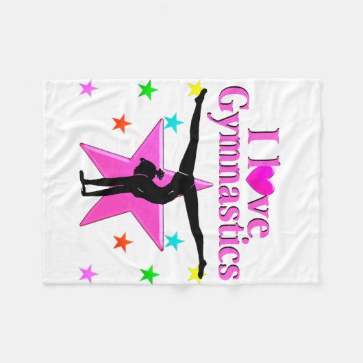 HET INSPIREREN VAN HET ONTWERP VAN GYMNASTICA VAN  FLEECE DEKEN (Voorkant (Horizontaal))