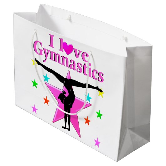 HET INSPIREREN VAN HET ONTWERP VAN GYMNASTICA VAN  LARGE CADEAUTASJE (Achterkant Gekanteld)