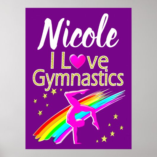 HET INSPIREREN VAN HET ONTWERP VAN GYMNASTICA VAN  POSTER (Voorkant)