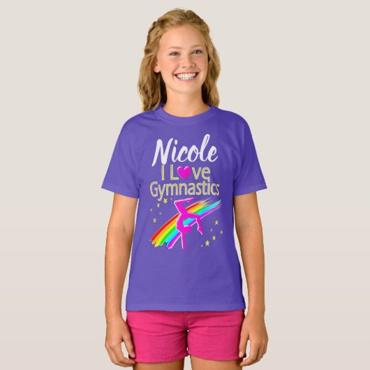 HET INSPIREREN VAN HET ONTWERP VAN GYMNASTICA VAN  T-SHIRT (Voorkant volledig)