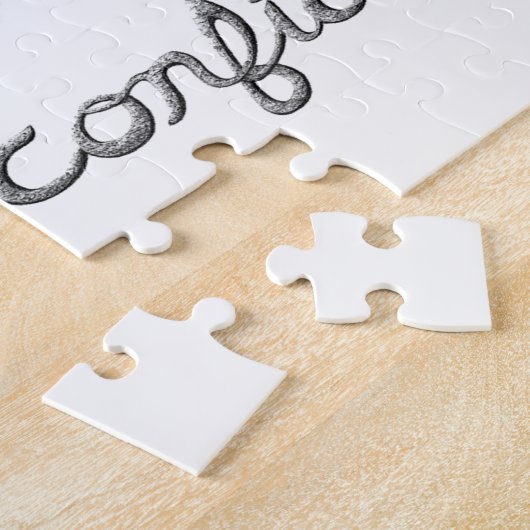 Het inspireren Woorden Puzzle Legpuzzel (Zijkant)