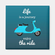 Het Inspirerend Citaat Blauwe Ombre van het leven