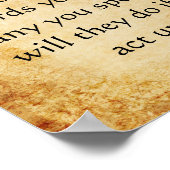 Het Inspirerend citaat van Boeddha Poster (Hoek)